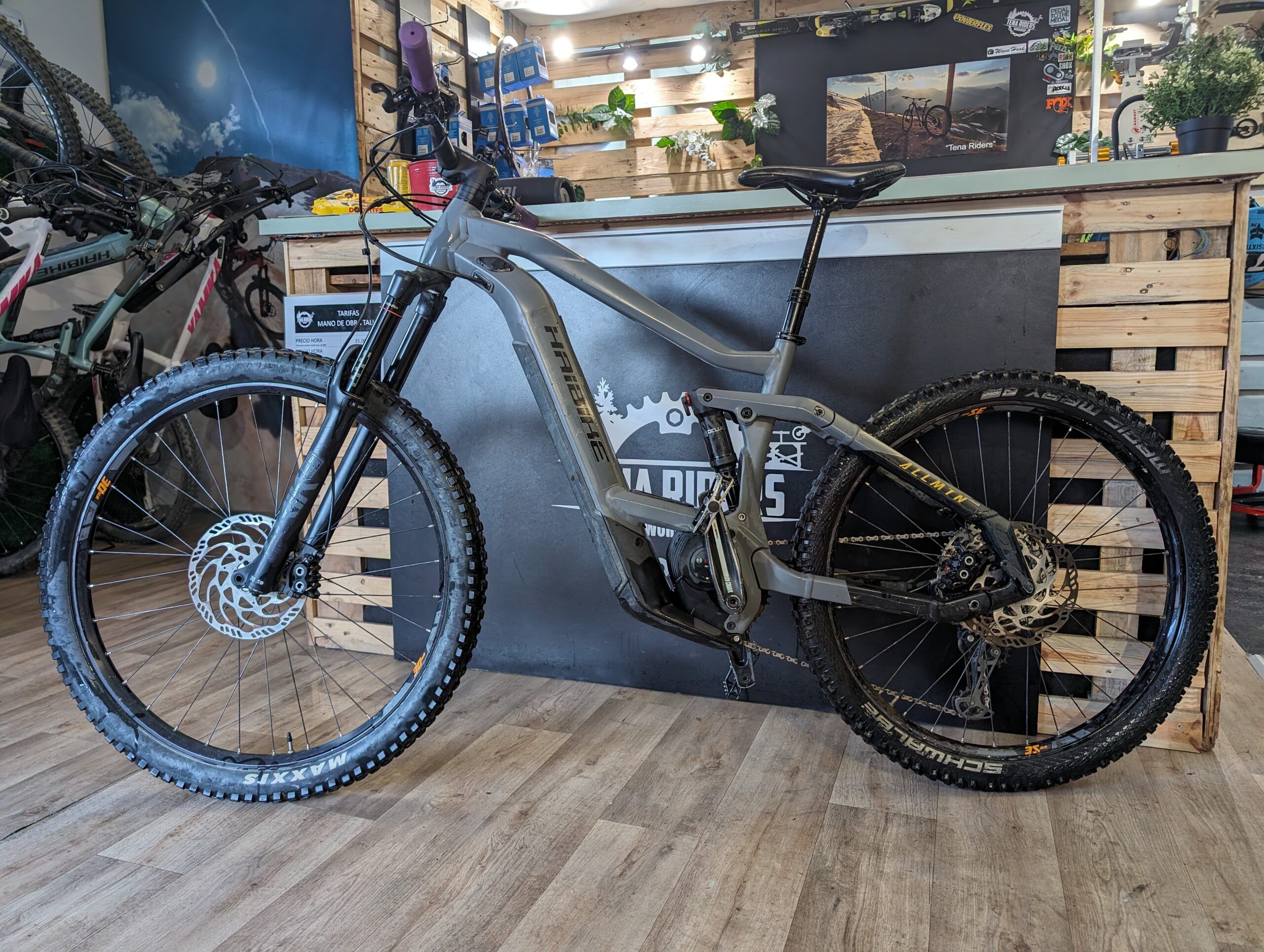 HAIBIKE DOBLE GRIS - IZDA